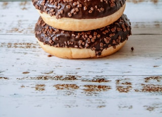 burger with chocolate and chocolate syrup