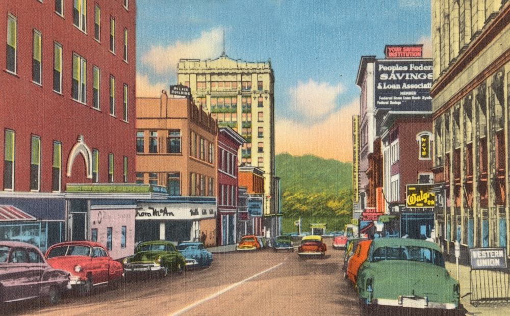 cars parked beside brown concrete building during daytime