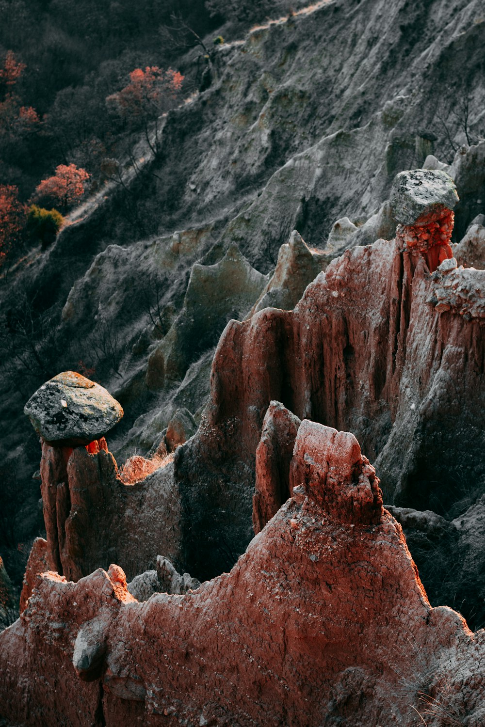 brown rock formation during daytime