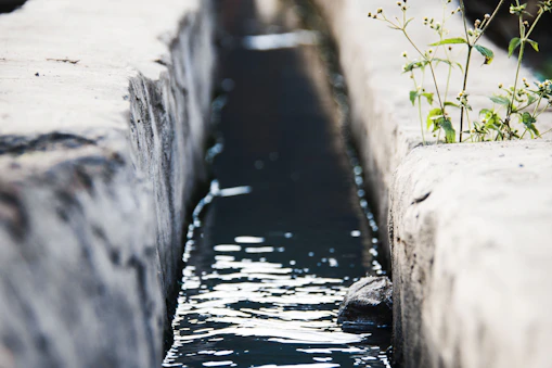 gray concrete bridge over water