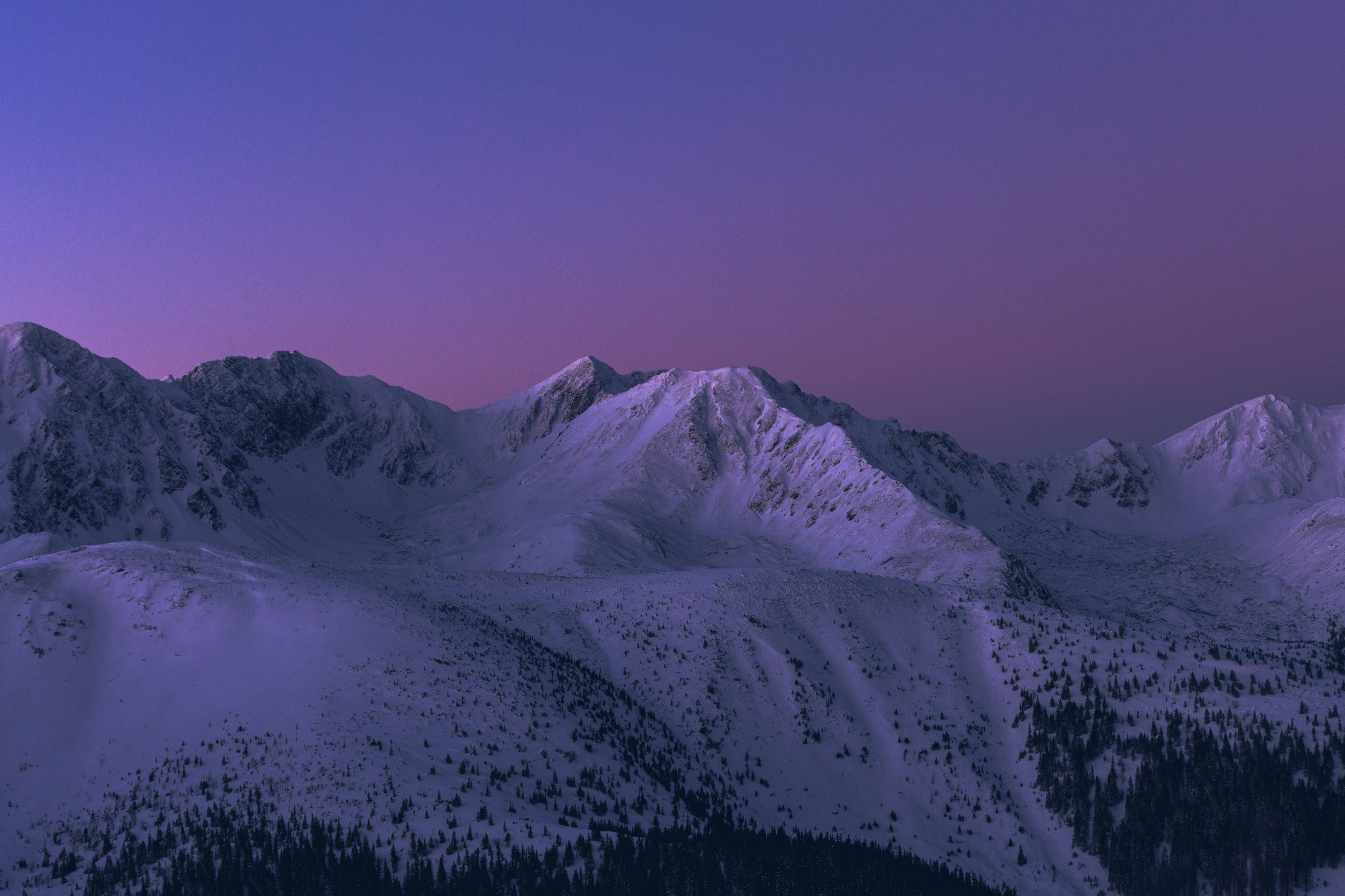 Snow covered mountain during daytime - High resolution null wallpaper (6720x4480)