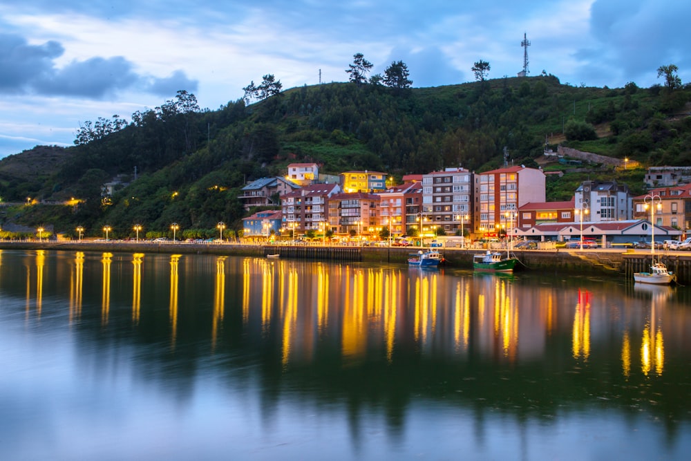 city buildings near body of water during daytime