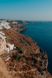 A stunning view of a coastal property in Dakhla, Morocco.