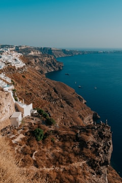 A stunning view of a coastal property in Dakhla, Morocco.