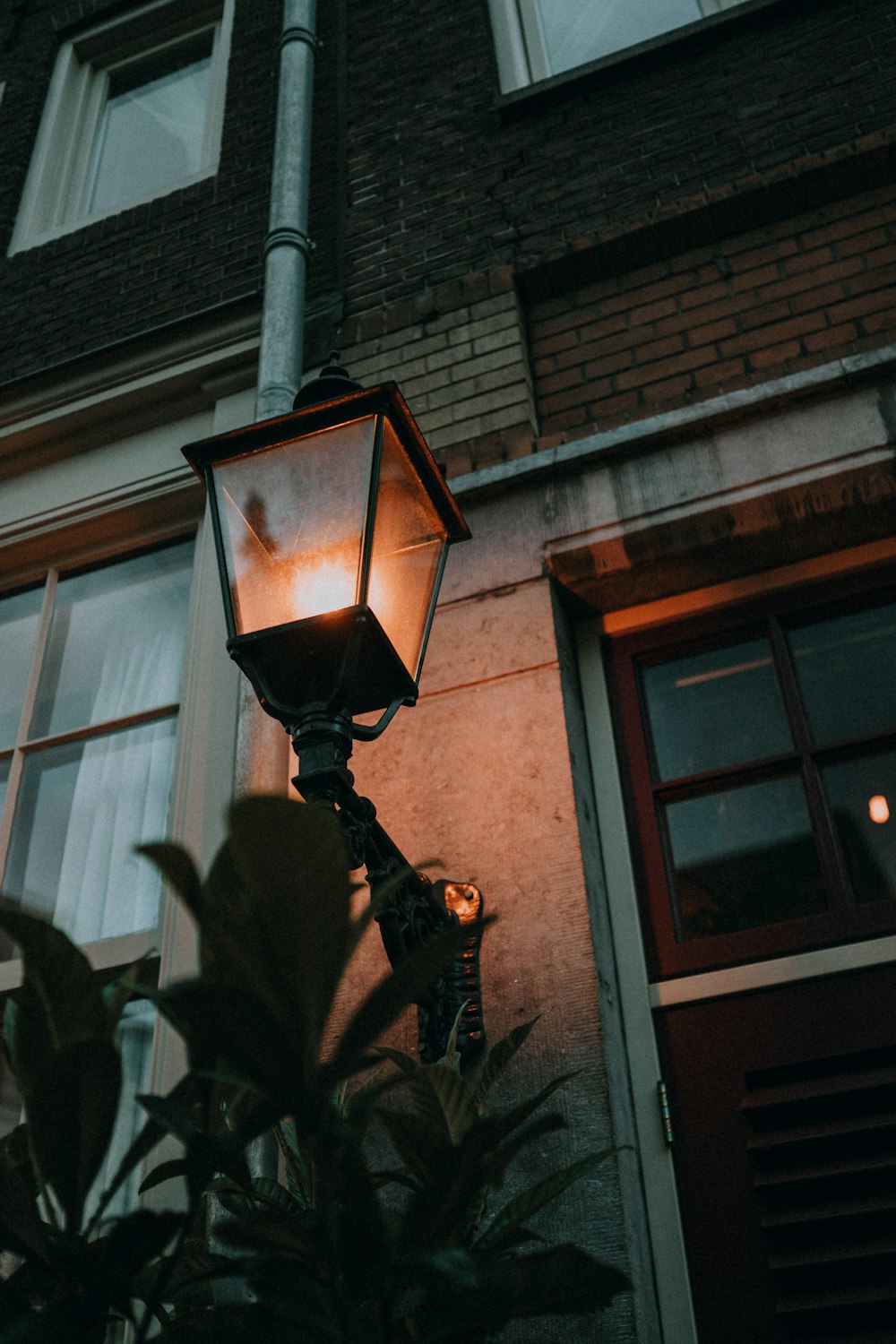 black and brown sconce lamp