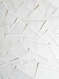 white and black checkered textile