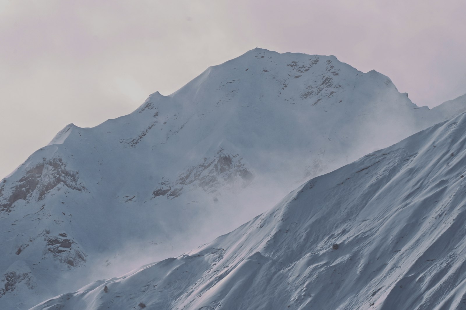 Nikon Nikkor Z DX 50-250mm F4.5-6.3 VR sample photo. Snow covered mountain during photography