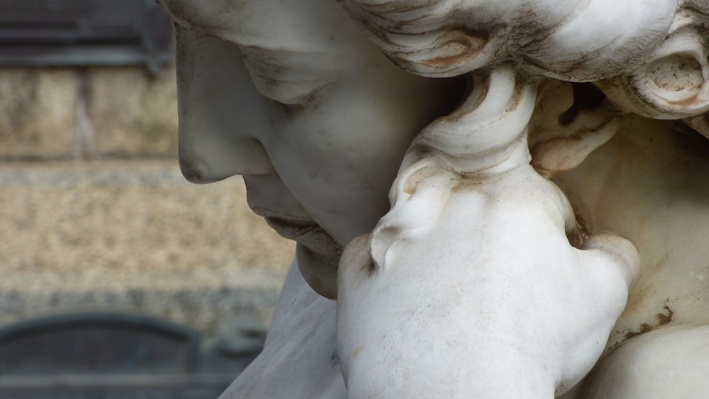 white concrete statue during daytime