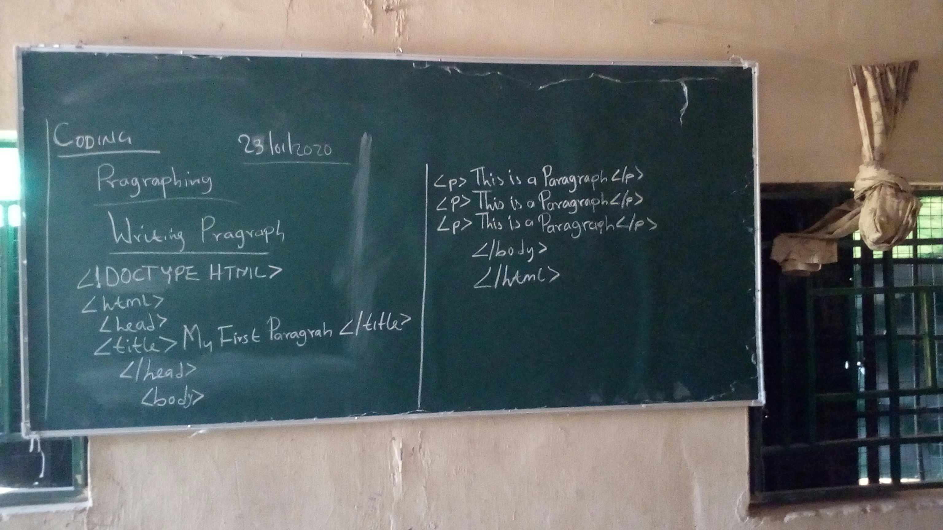 Teaching Students how to code