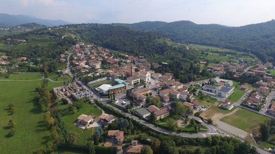 aerial view of city during daytime in Torre De' Roveri Italy