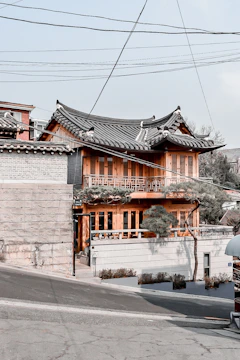 A cozy traditional tea house tucked away in a quiet Seoul alley.