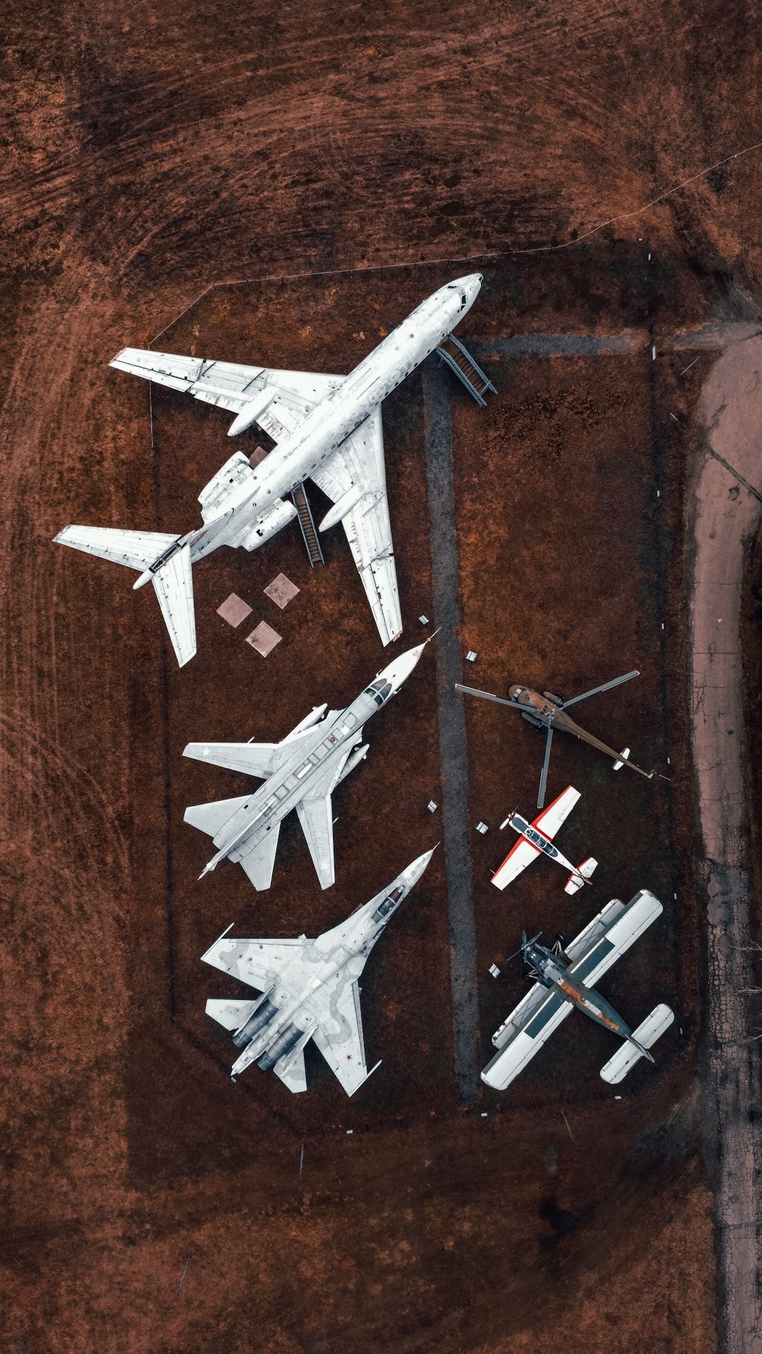 white and red plane scale model