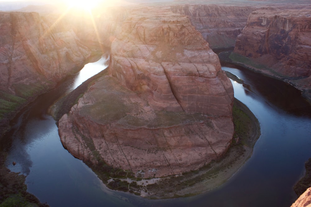 brown rock formation during daytime