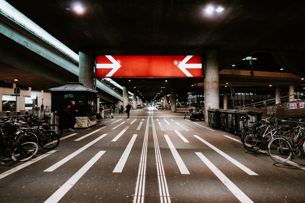 cars on road during night time