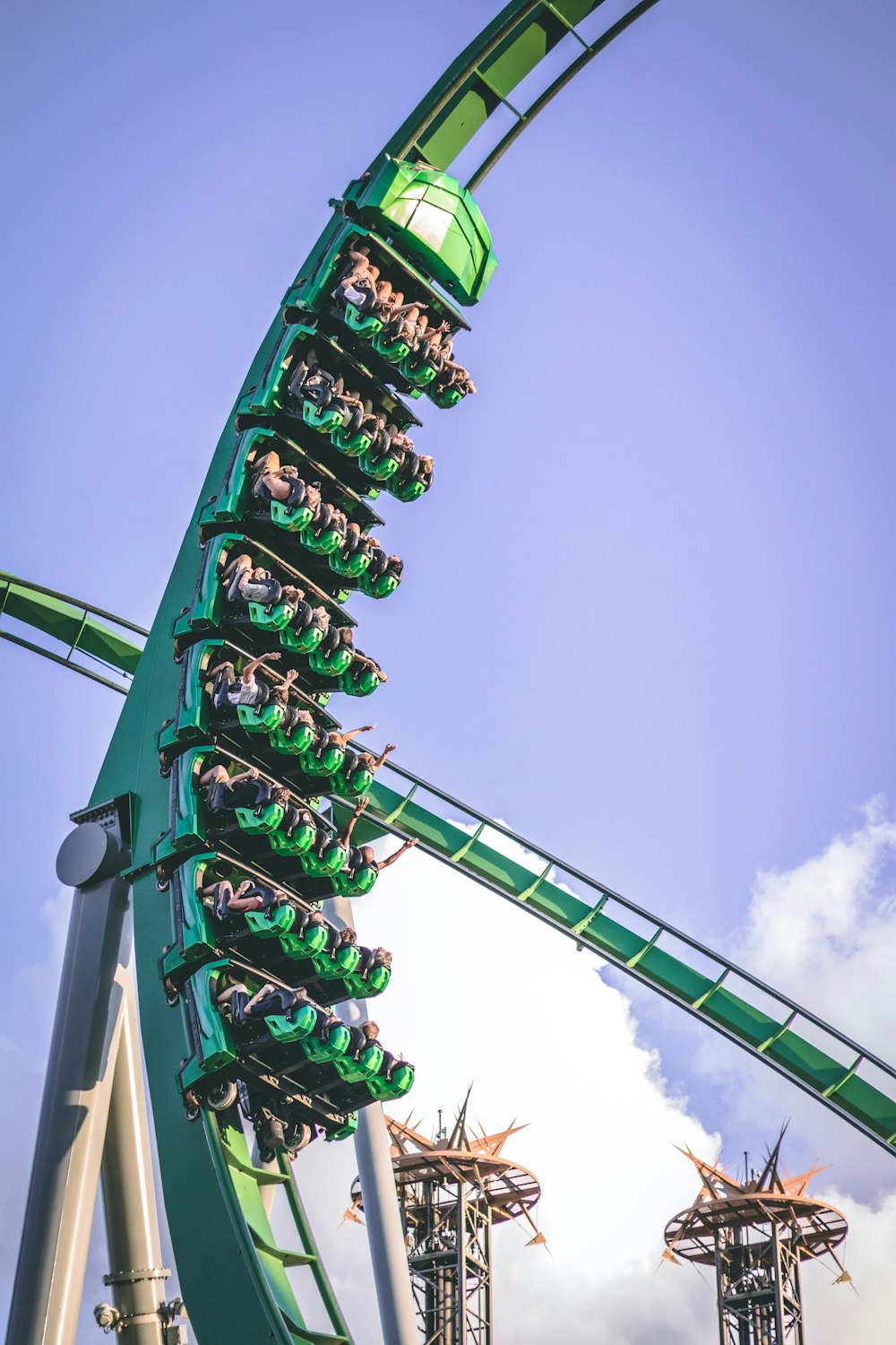 green and white led light signage