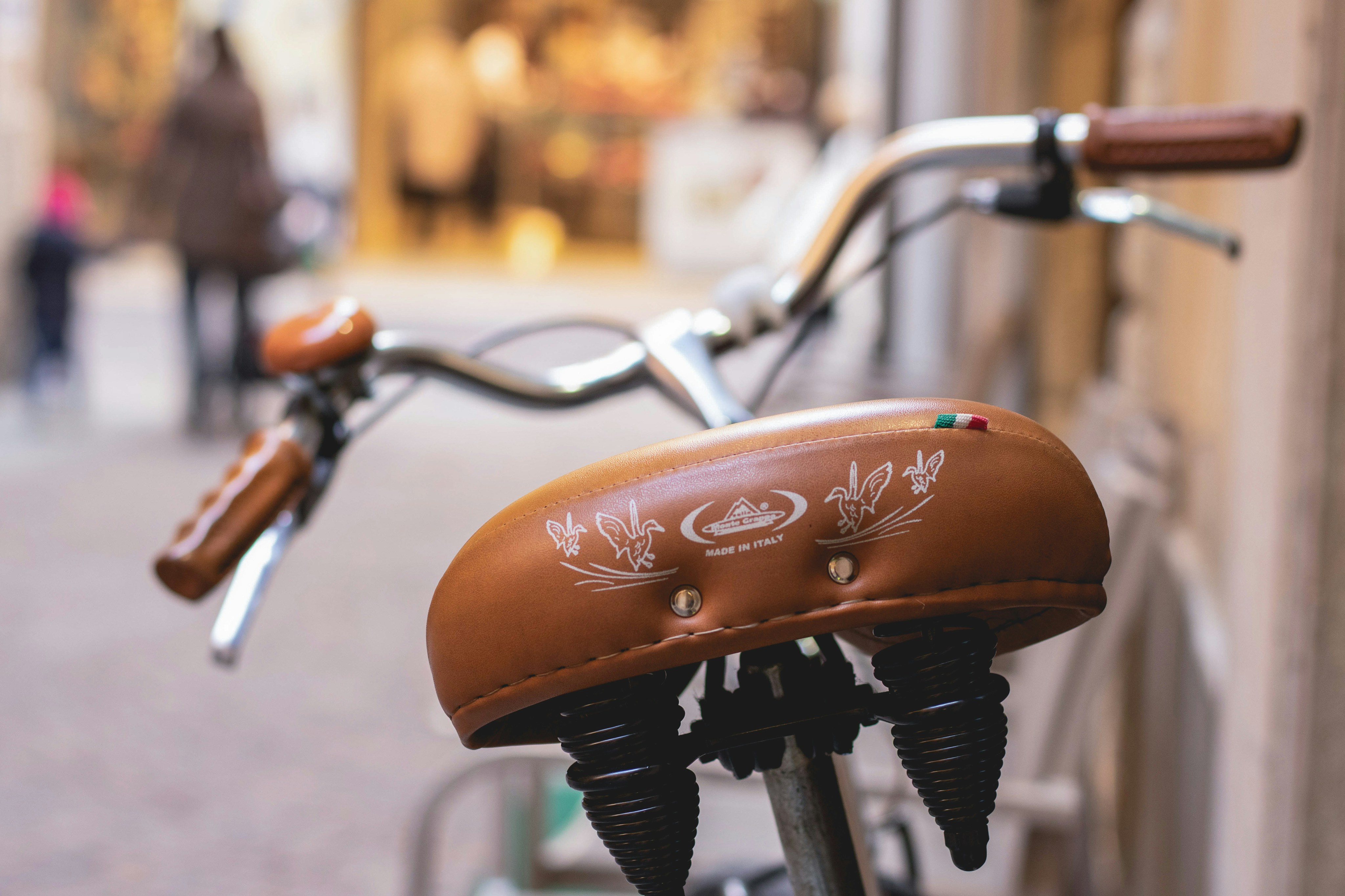 black bike seat