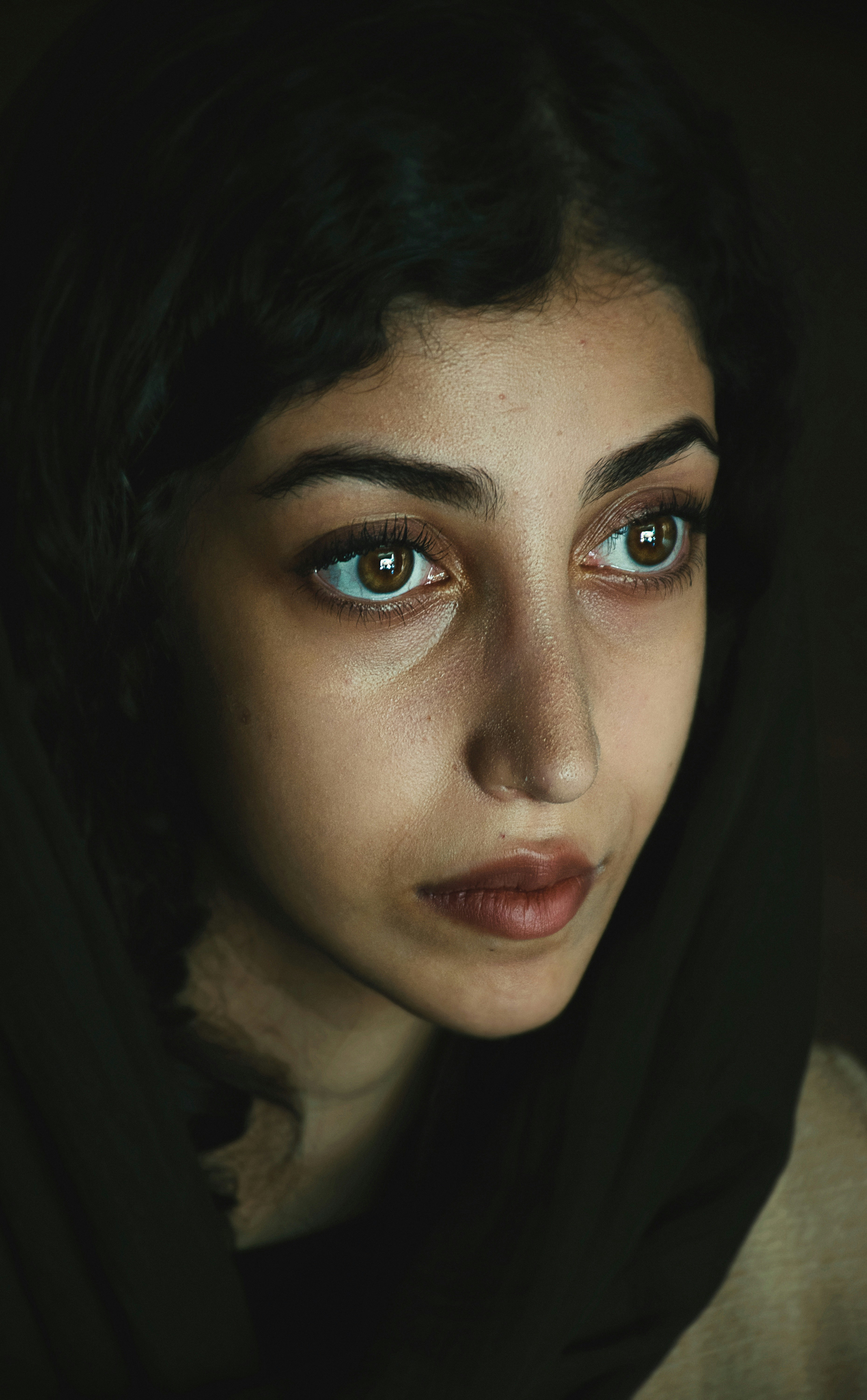 Woman with black hair and brown eyes photo – Free Iranian Image on ...