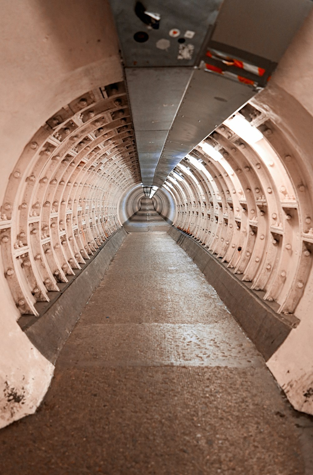 brown and white concrete hallway