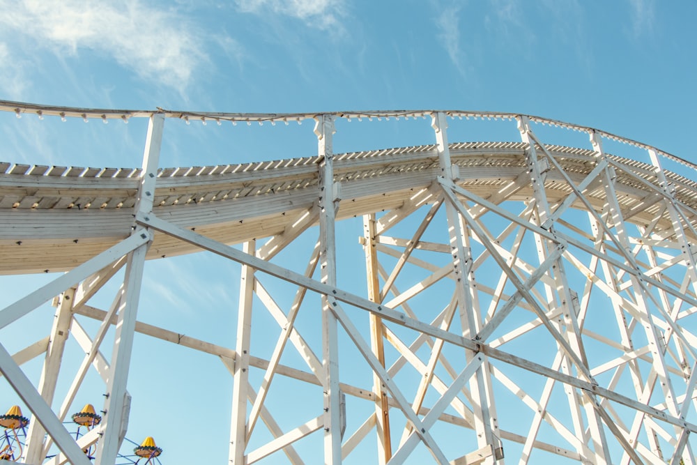 white metal frame under blue sky during daytime