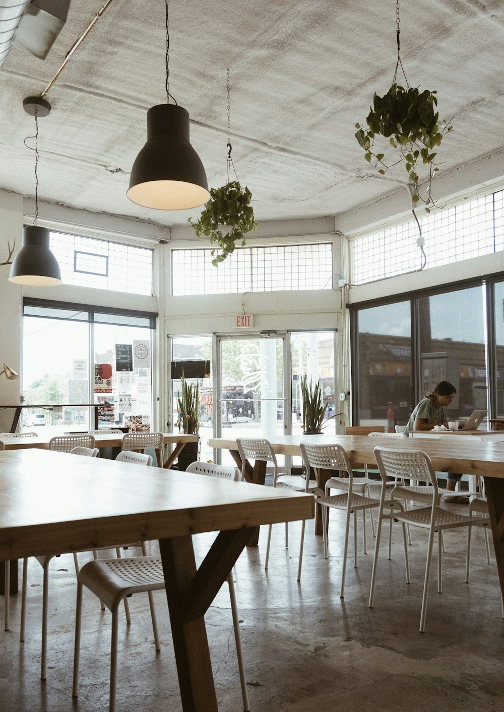 people sitting on chair in restaurant