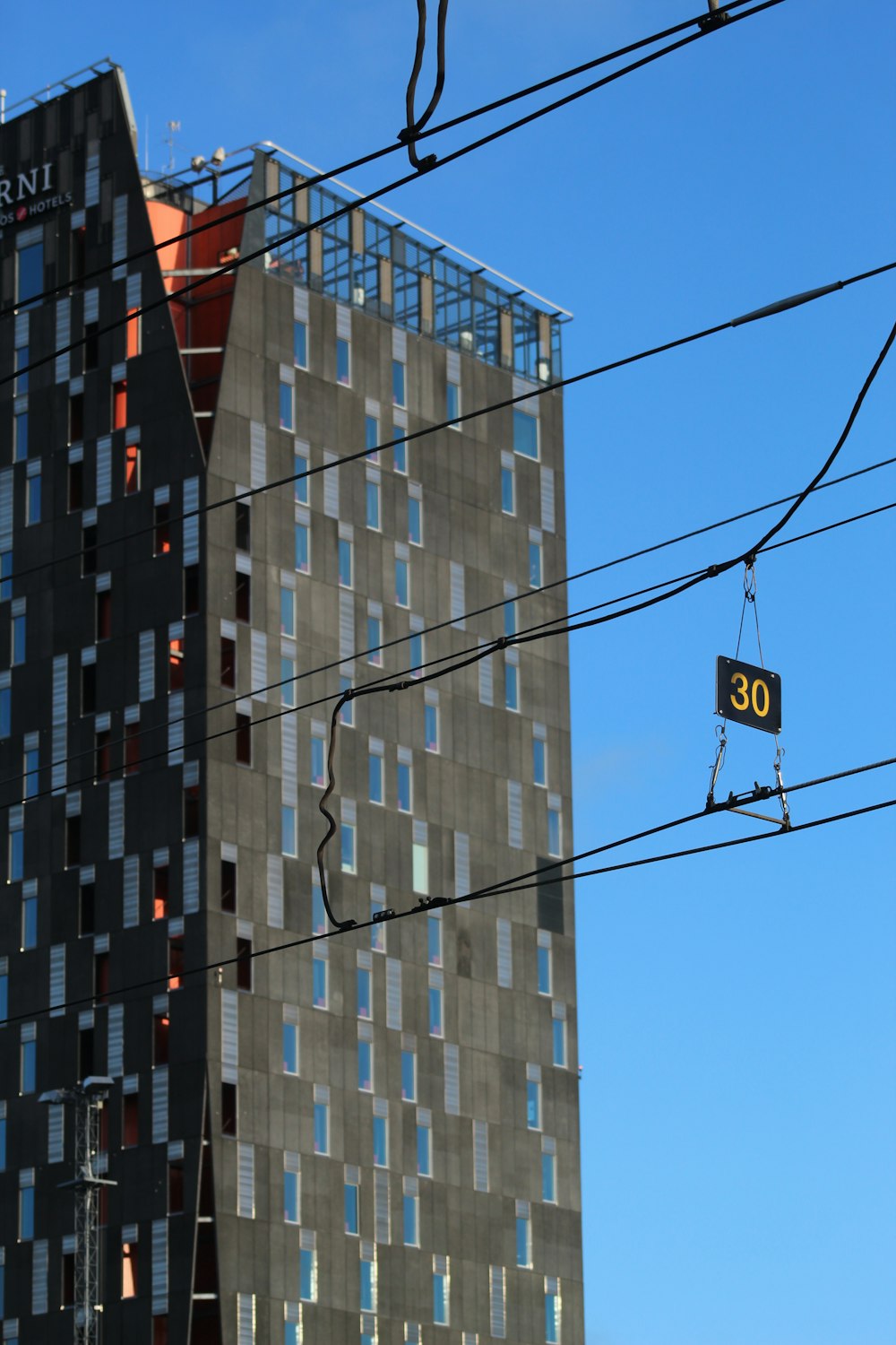 brown and black concrete building