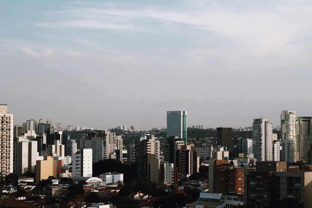 city skyline under gray sky during daytime