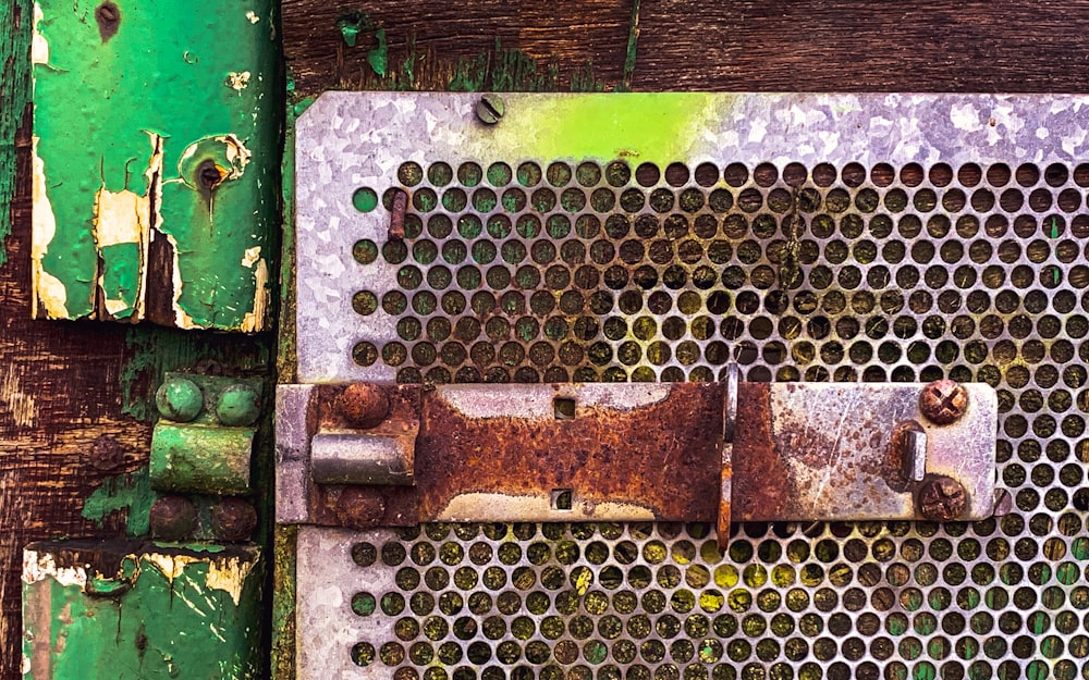 green and brown wooden board