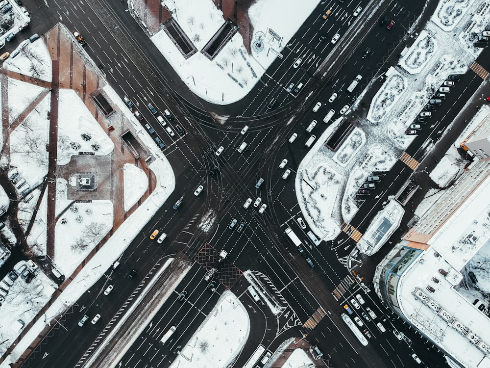 aerial view of city buildings during daytime