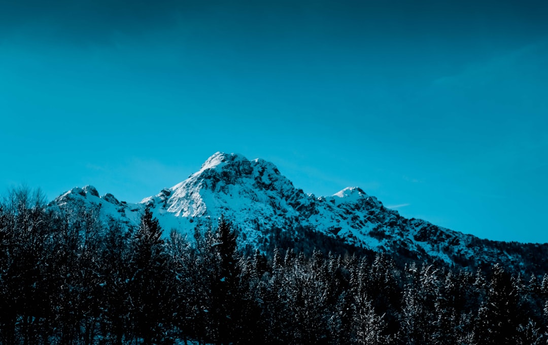 snow covered mountain during daytime