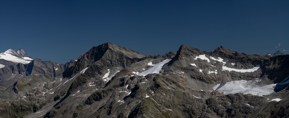 snow covered mountain under blue sky during daytime