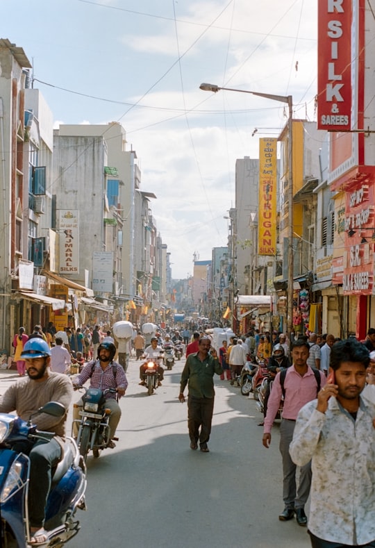 people walking on street during daytime in Bengaluru India