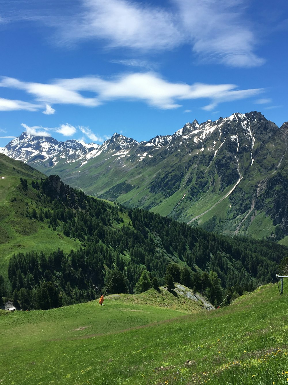 green and white mountains under blue sky during daytime