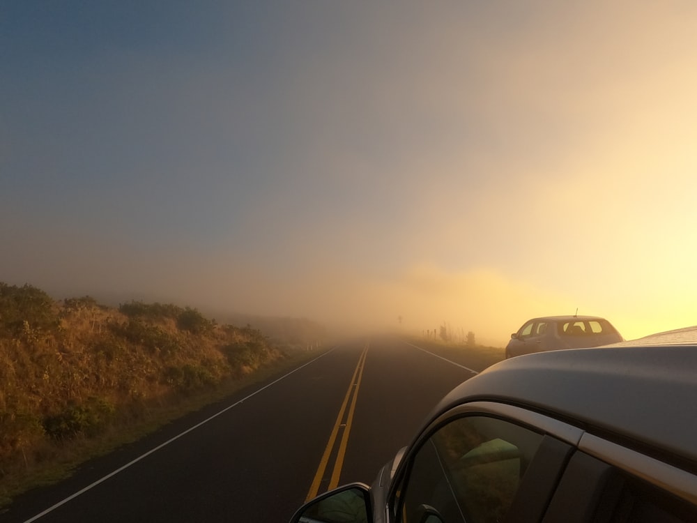 white van on road during daytime