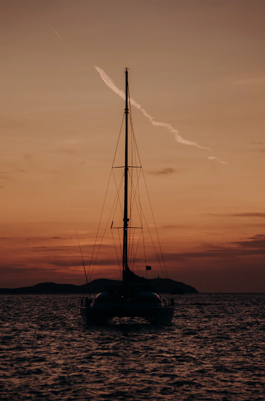 Sailing out on open water