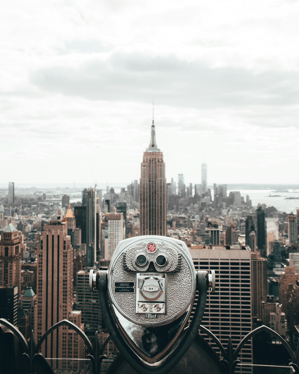 a view of a city from top of a building