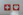 red and white x logo