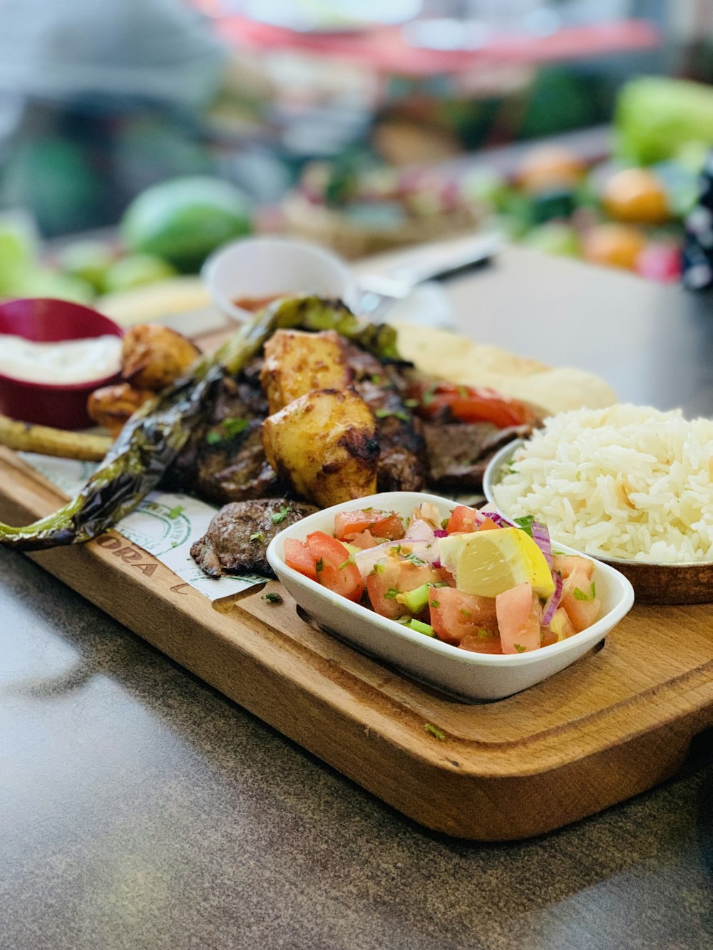 cooked food on white ceramic plate