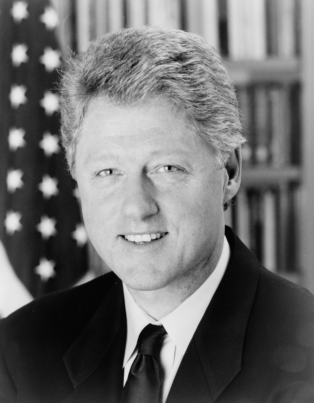 [Bill Clinton, head-and-shoulders portrait, facing front]. Photograph from the Presidential File Collection, [1992]. Library of Congress Prints & Photographs Division. 

https://www.loc.gov/item/93505822/