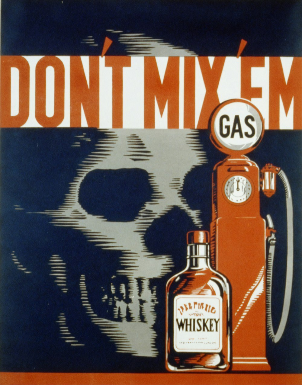 No los mezcles. Cartel de WPA.