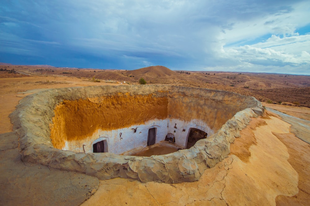 brown rock formation under blue sky during daytime