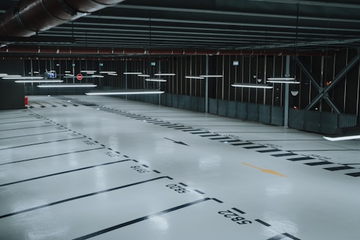 white and black floor tiles