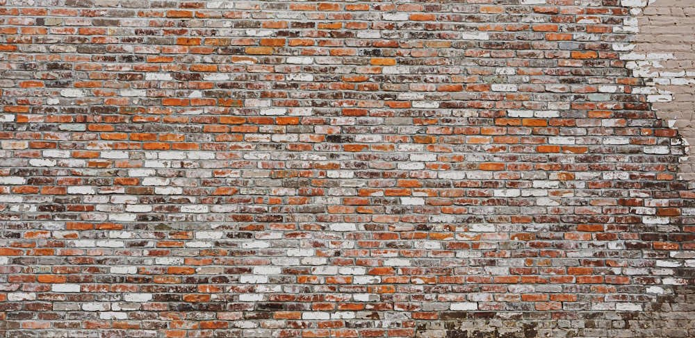 brown and white brick wall