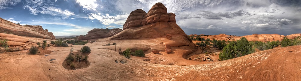 brown rock formation under blue sky during daytime