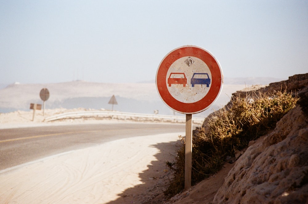 no smoking sign on sand