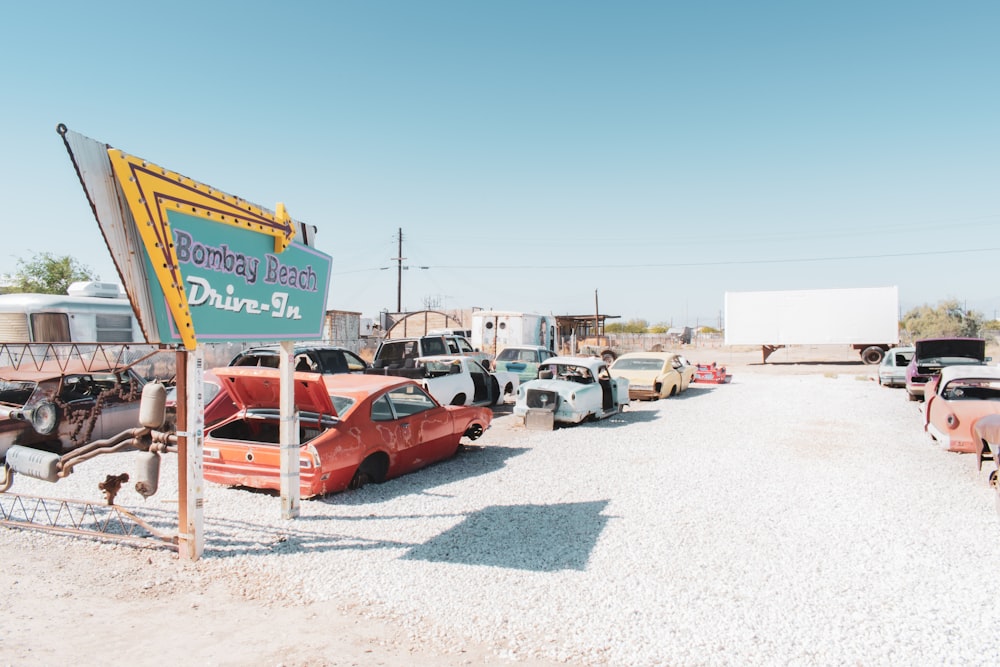 cars parked on parking lot during daytime