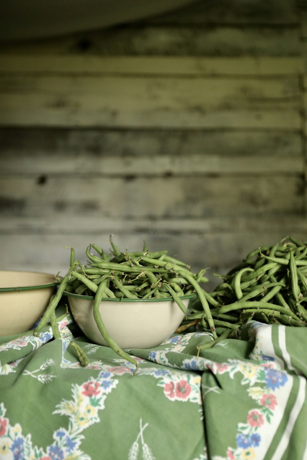 green leaves on yellow ceramic bowl