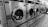 white front load washing machine