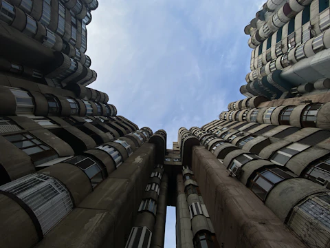 A dynamic shot of a modern real estate property showcased in a vibrant video thumbnail.