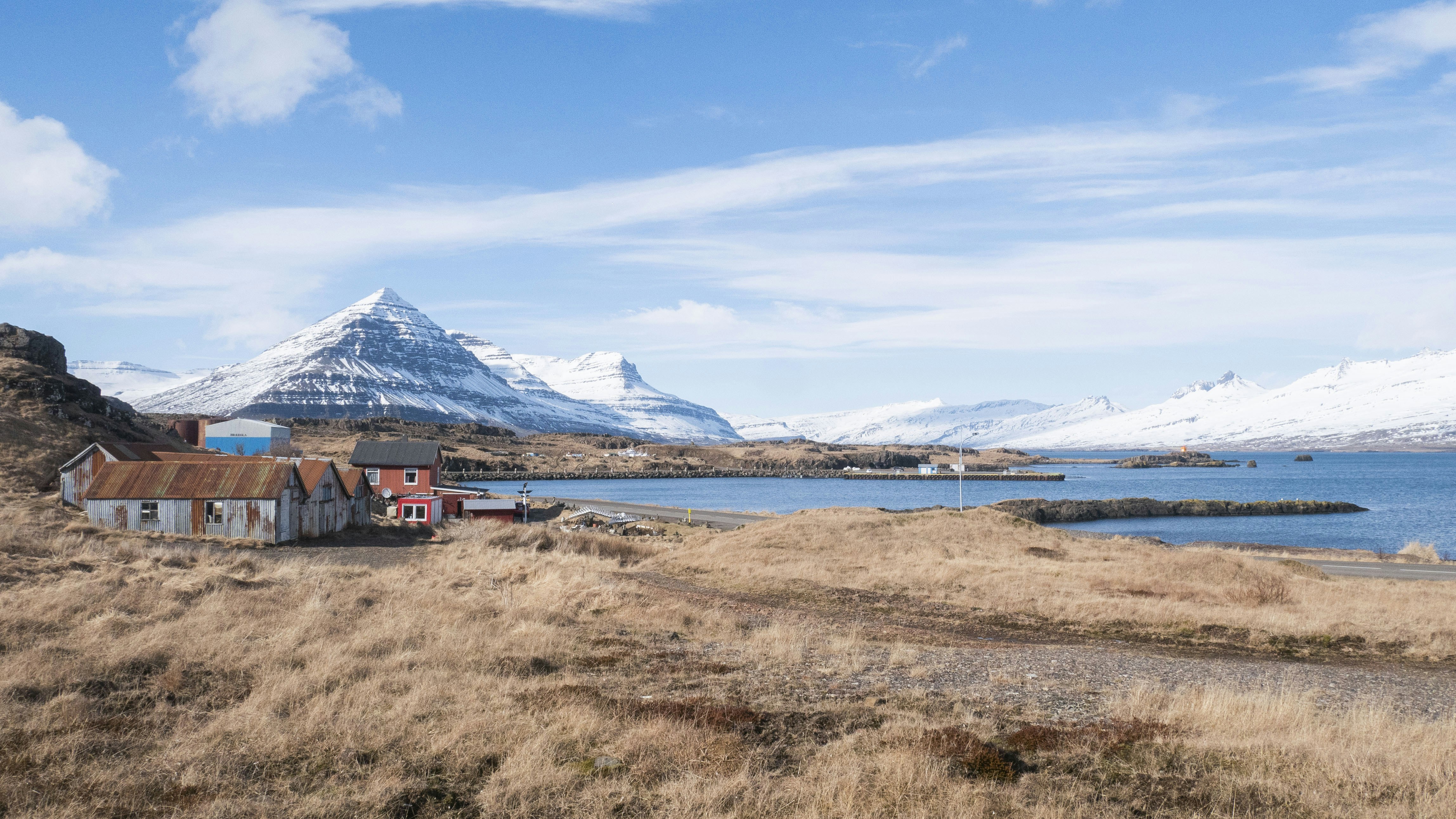 Coastal view of Djúpivogur