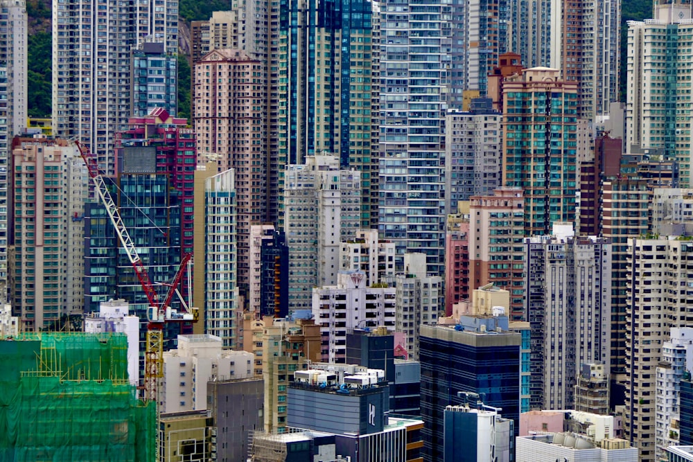 high rise buildings during daytime